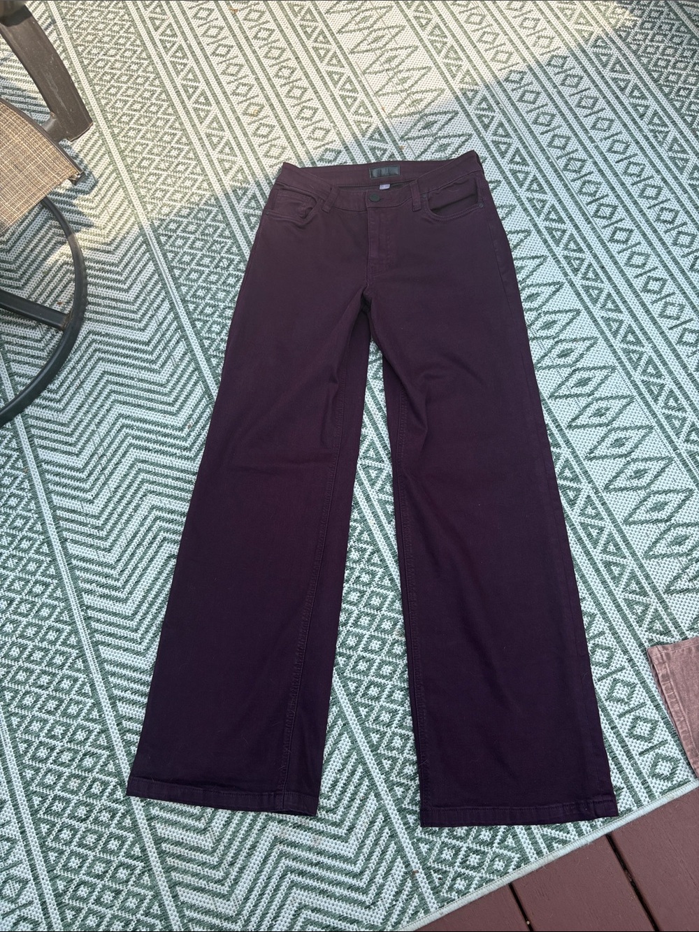 Kut from the Kloth  Jean Plum Wide-Leg Jeans